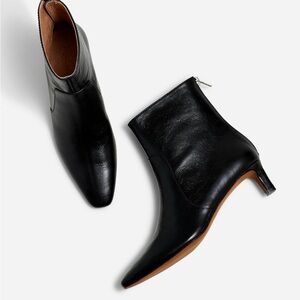 Madewell Dimes Kitten Heel Boot 9.5 black